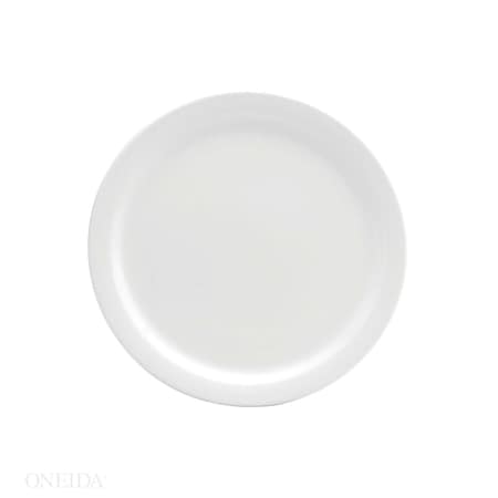 Oneida Oneida 9" Narrow Rim Cream White Narrow Rim Plate, PK24 F9000000139
